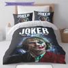 Set Copripiumino Trapuntato Joker Villano Copripiumino Federa Decorazione per la Casa Regalo di Compleanno (1 * copripiumino + 2 * federa, senza nucleo)
