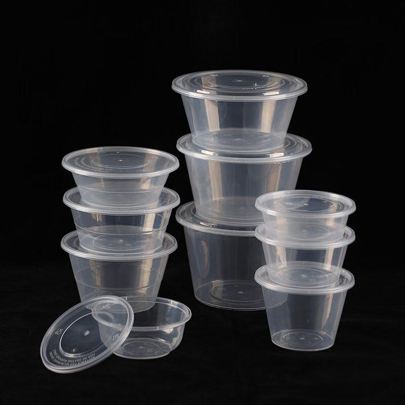 Disposable Transparent Plastic Meal Boxes with Lids