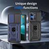 Armor Shockrpoof Hybrid Heavy Duty Phone Case For Xiaomi Redmi 15C 14C 13C Magnetic Ring Holder Stand Slide Lens Cover Redmi Note 14 12 13 15 Pro Plus