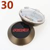 4PCS OD 68MM / ID 62MM Sport Rim Cap RAYS VOLK Racing Logo Sticker Wheel Cover Cap Wheel Center Hub Caps Silver & Black & Bronze
