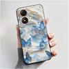 Casing For ZTE Blade A34 / A54 4G Phone Case Shell Aesthetic Cute Cat Astronaut Soft TPU Silicone Black Protective Cover Bumper