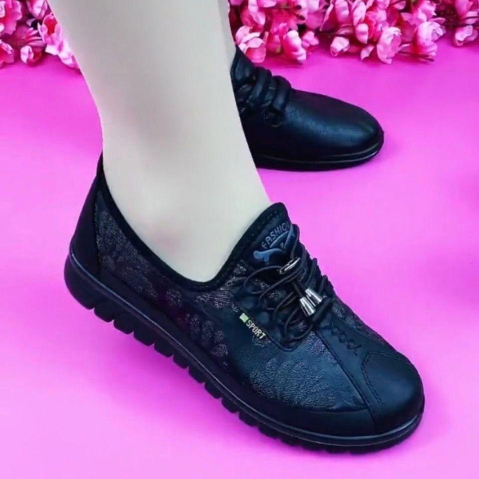 

Женские одинарные туфли новые для среднего и пожилого возраста повседневные туфли для мамы нескользящие на мягкой подошве дышащие туфли для бабушки для пожилых 40