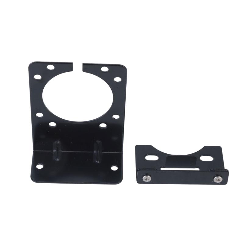 7 Way Trailer Socket Adapter with 4 Flat End and Mounting Bracket, Assembled Wiring Assembly with Flip Cover for Trailer Towing Light Use