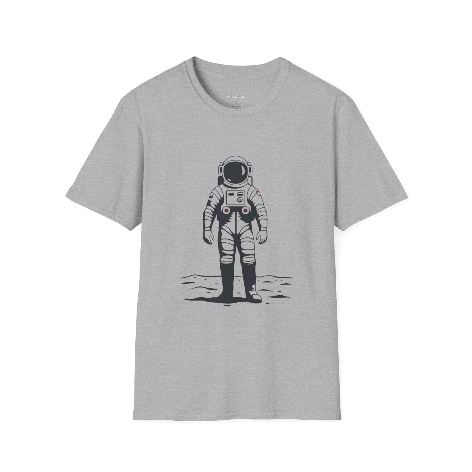 Astronaut Cool Simple Design T-Shirt, Space Graphic Tee, Galaxy Shirt, Astronaut S