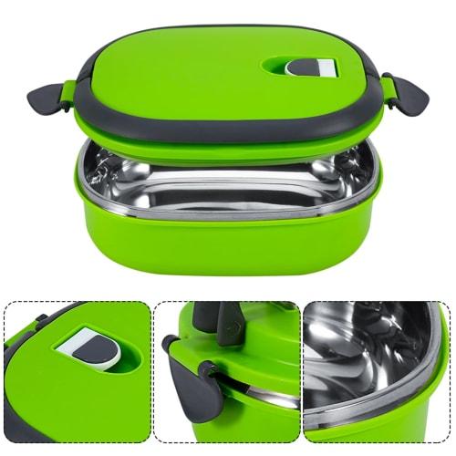Jeffergarden Thermal Food Box, Insulated Lunch Box, Stainless Steel Vacuum Insulated Lunch Box, Food Storage, Keeps Food Warm, Hygienic, Safe, Portabl