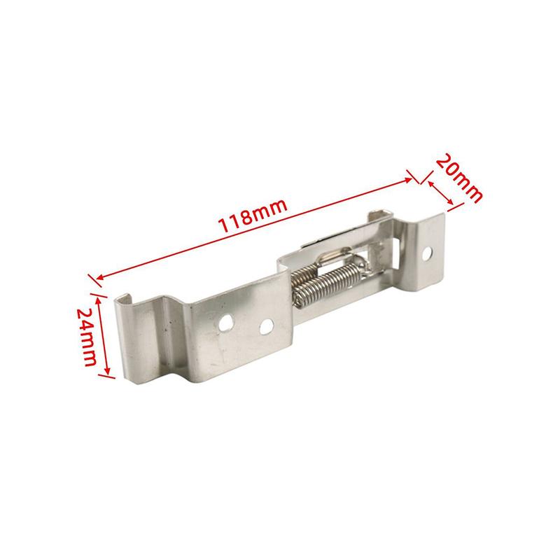 2Pcs Silver an Car License Plate Holder Bracket License Plate Clip Car Loading Bracket For Standard License Plate 11*52cm