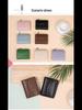 Korean Women's Solid Color Coin Purse: Multifunctional, Large Capacity Card Holder