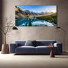 Canvas Poster Modern Art Lake Light Mountain Color Mountain Water Painting Beautiful Scenery Living Room Home Decoration