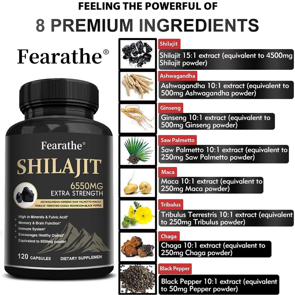 Xilaizhi Capsule 6550mg contains Xilaizhi+South African Drunken Eggplant+Ginseng+Maca Anti Fatigue and Memory Boosting 120 Capsules