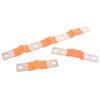 Flexible Busbar 300A 200A Bus Bar Copper Loose Protector With Isolation Battery Connector Conductive Band Elliptic