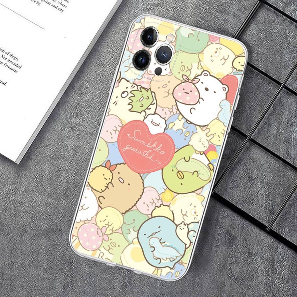 Sumikko Gurashi Cute Phone Case For IPhone 15 14 11 12 13 Mini Pro XS Max Cover 6 7 8 Plus X XR SE 2020 Funda Shell