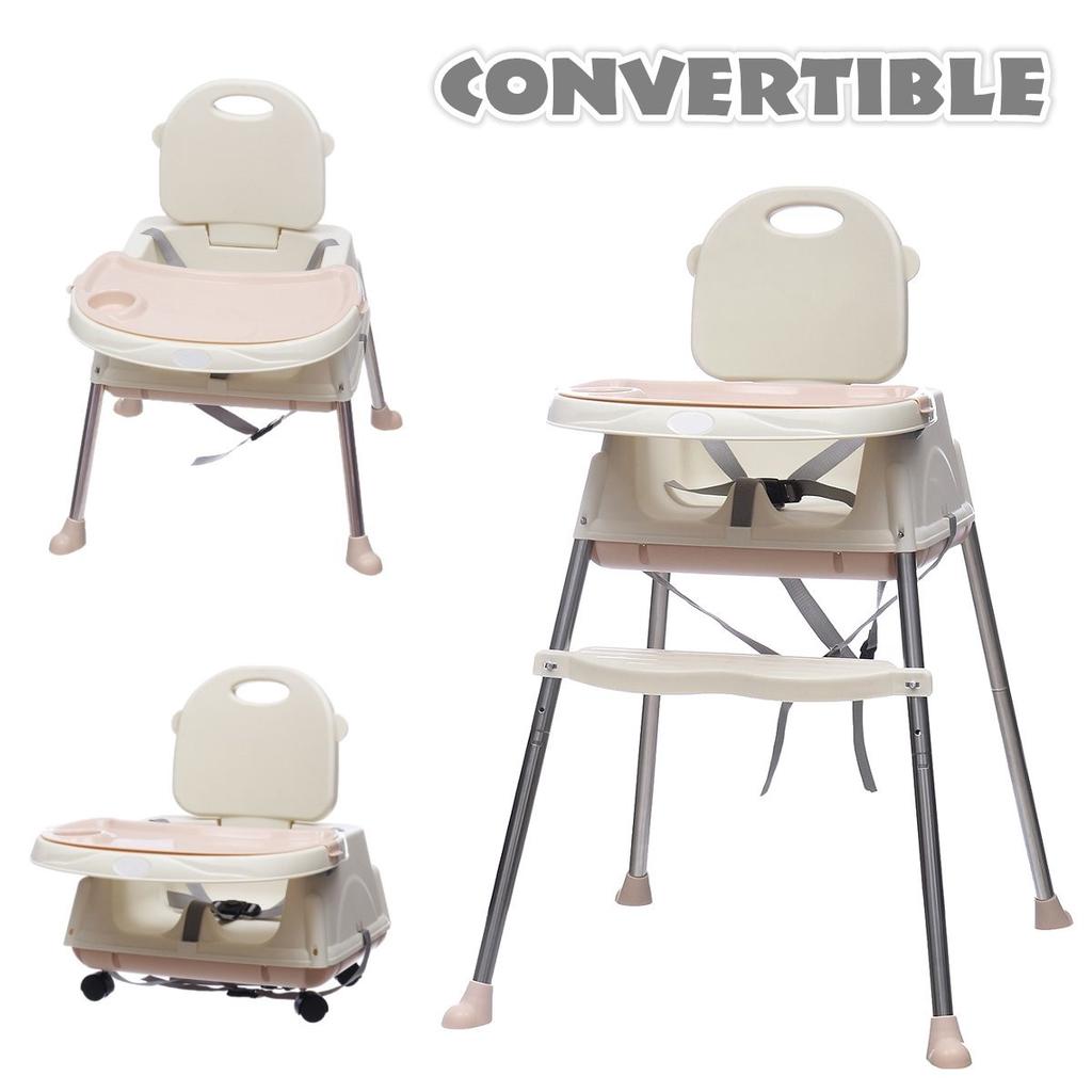 3 in 1 baby high chair convertible play table
