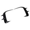 Front Bumper Spoiler Fog Light Trim Gloss Black Sporty Decorative Auto Front Air Vent Splitters for