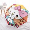 1pc Hello Kitty Automatic Opening/Closing Umbrella with Foldable Design, Iron Frame Outdoor Umbrella for Fans, Travelers, Daily Use, Festive Gift (Pin