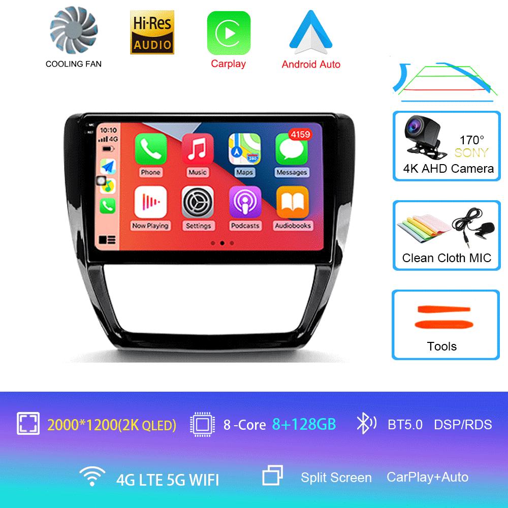 Android 14 Car Radio For Volkswagen Jetta 6 2011 - 2018 Multimedia Video Player Navigation Stereo GPS No 2din 2 Din Dvd