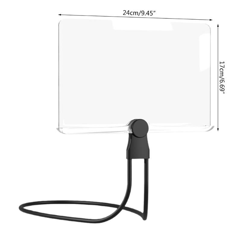 Loupe à lentille grossissante 1,8X pour personnes âgées, loupe à col de cygne flexible pour la lecture