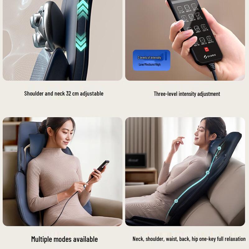 CLORIS Full-Body Kneading Massage Backrest CN plug (adapter included)