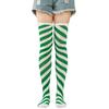 Colorful Costume Christmas Knitted Over The Knee Stockings Decoration Fashion