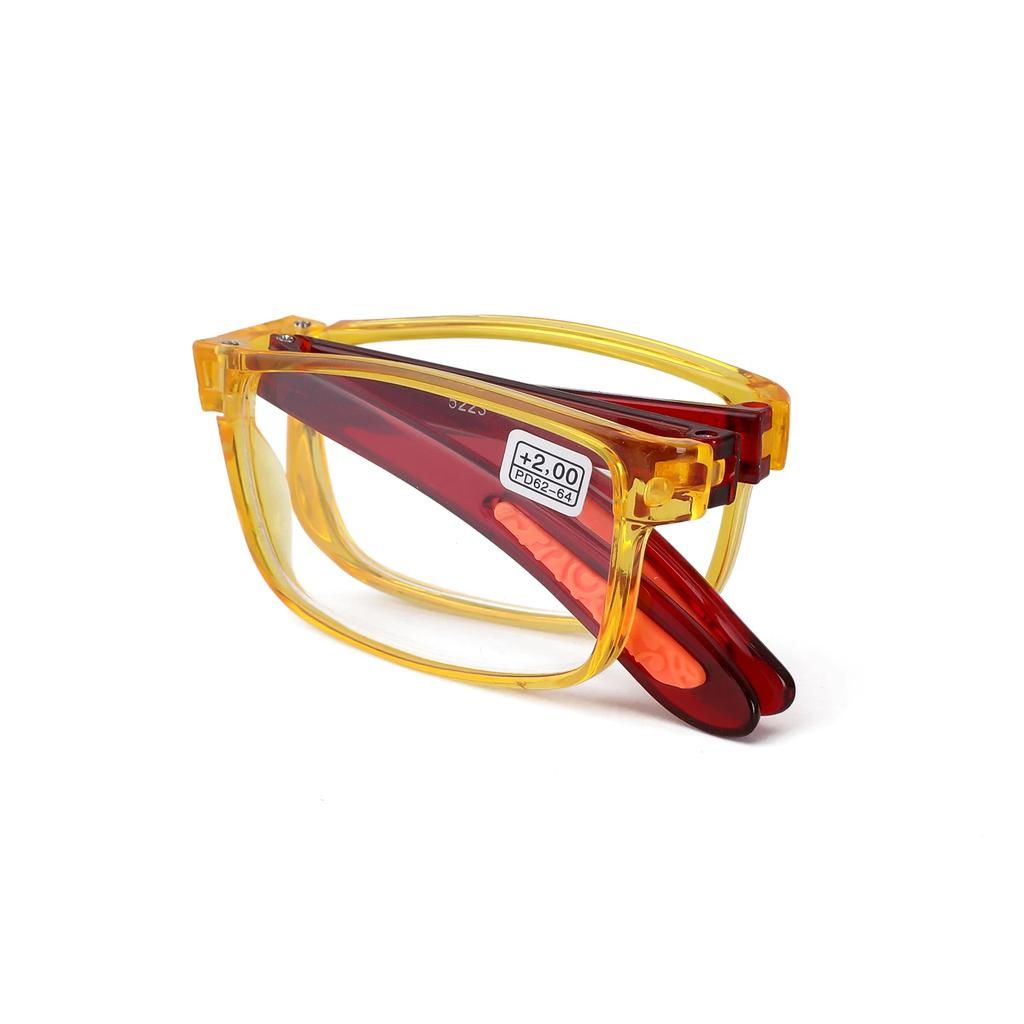 Classical Reading Glasses for Men Folding Eyeglasses Anti Blue Light Flexible Material for Comfortable Wearing Convenient Carry