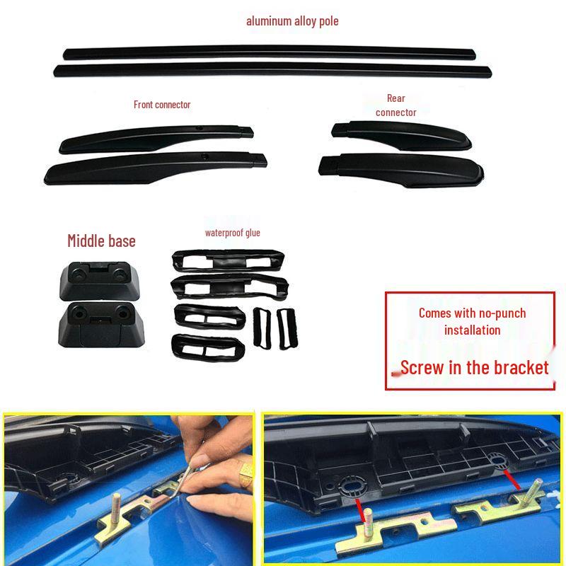 Aluminum Roof Rack for Wuling Hongguang/Hongguang S/S1/Rongguang V - No-Drill Installation