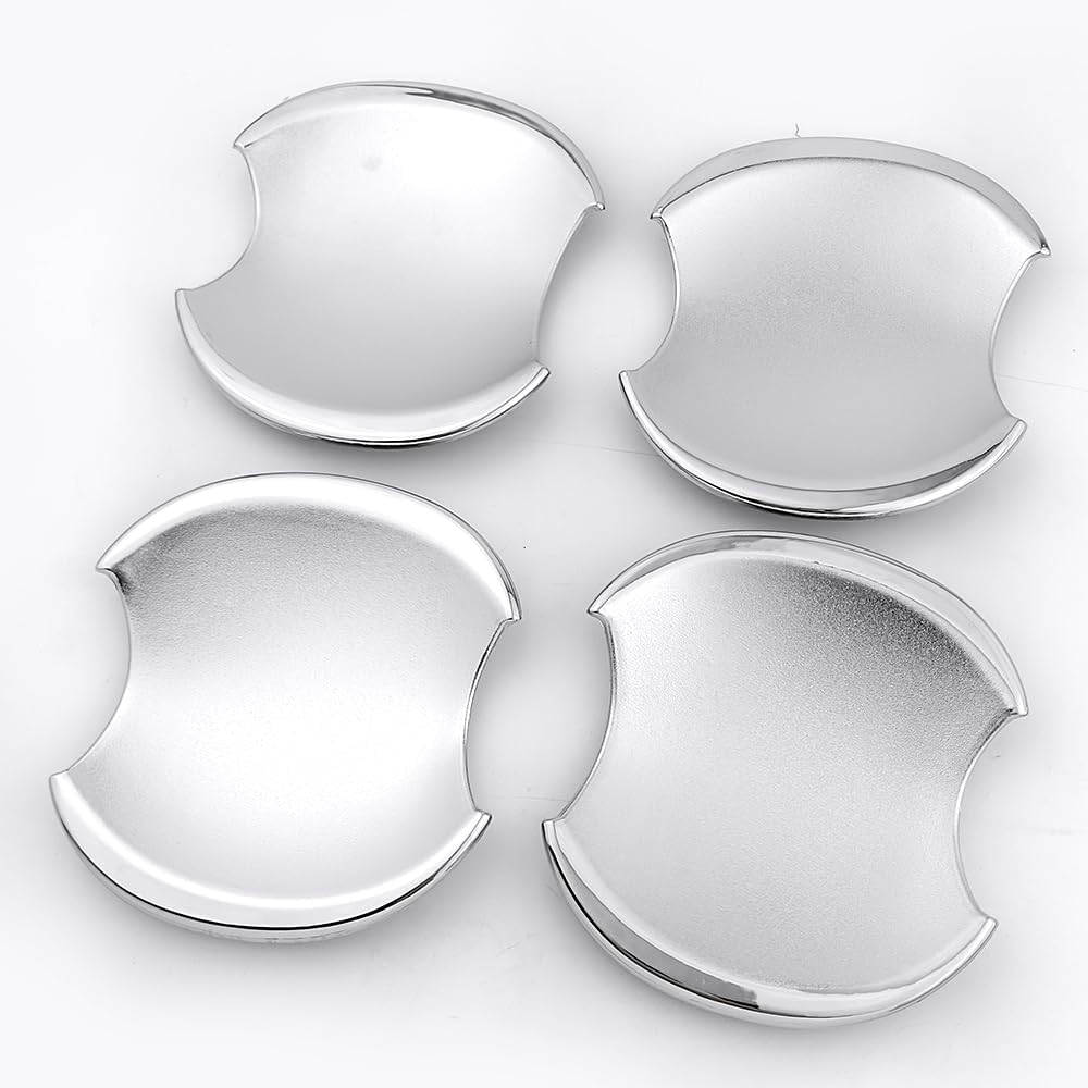 Compatible for Honda Civic 2006 2007 2008 2009 2010 2011 Exterior Door Handle Cover and Door Bowl Covers Scratch Protector Decor (Chrome Color)