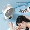 Cooling Home Desktop Shaking Head USB Charging Fan Air Circulation Intelligent Voice Timing Fan Home&dormitory Desktop Fan