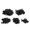 500pcs DIY Artificial Animal Eyes Black Flat Bottom Domed Sewing Crafting Buttons for Doll Kid Toys 