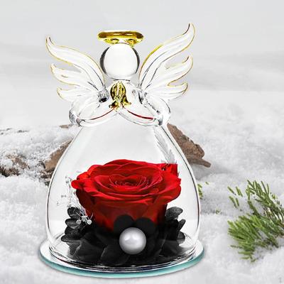 Ewige Blume im Glas Geschenk zum Geburtstag Mama Tochter Hochzeit