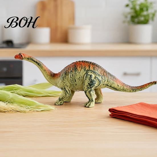 PLA Maisgabel Dinosauriergabel, mit langlebigen Griffen und Edelstahlstiften, Neuartige Hitzeschutzhalter, für Grill-Picknick-Partys Zinken