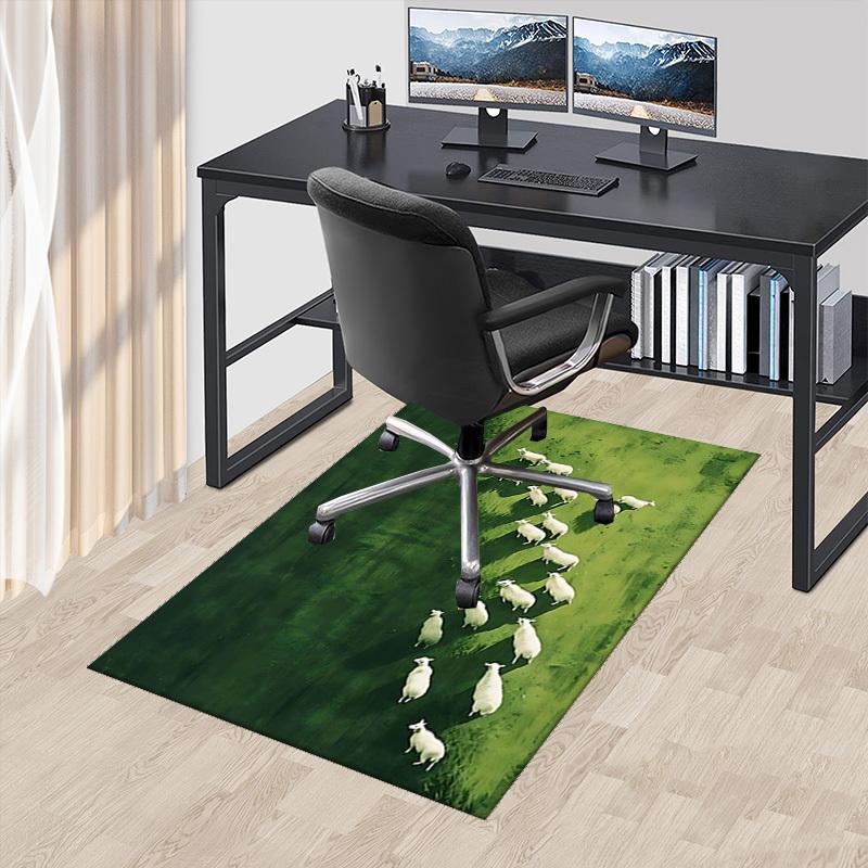 

1pc Sheep Herd Office Chair Mat - Festive Gift for Home Decor, Suitable for All Seasons and Rooms.P052 60cm by 90cm