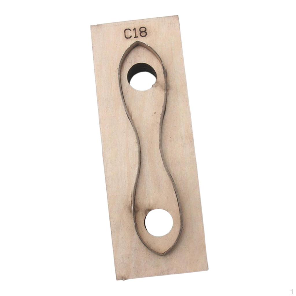 Precision Zipper Pull Die Cutter for Leather Crafting