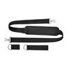 Black Shoulder Strap Compatible With Major Brands Accessory String Trimmer Harness Balanced Weight Distribution