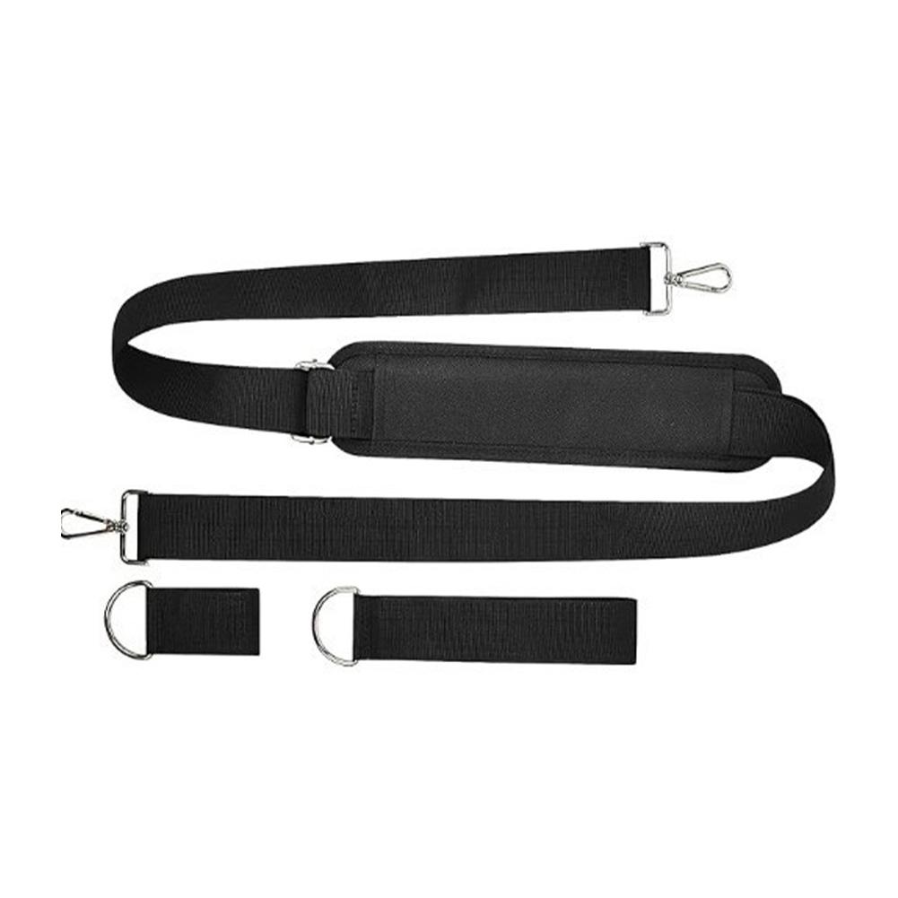 Black Shoulder Strap Compatible With Major Brands Accessory String Trimmer Harness Balanced Weight Distribution