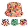 Cartoon Bucket Hat Small Pattern Fisherman Hat Double-sided Basin Hat All-match for Outdoor Running Walking Camping  One