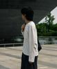 Eokeoseuteom Elbow Tuck Curved Crop Long Sleeve / White
