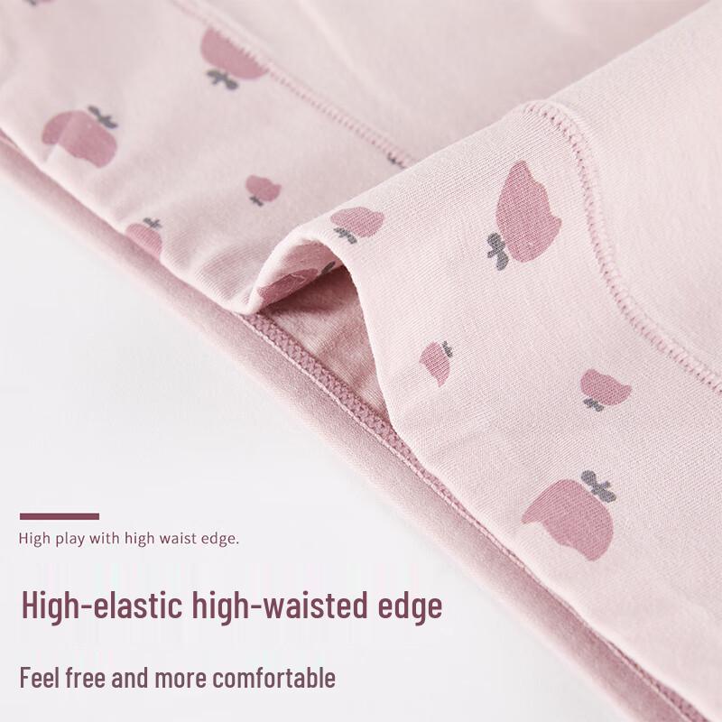 Langsha Women's Pure Cotton Mid-Waist Printed Briefs