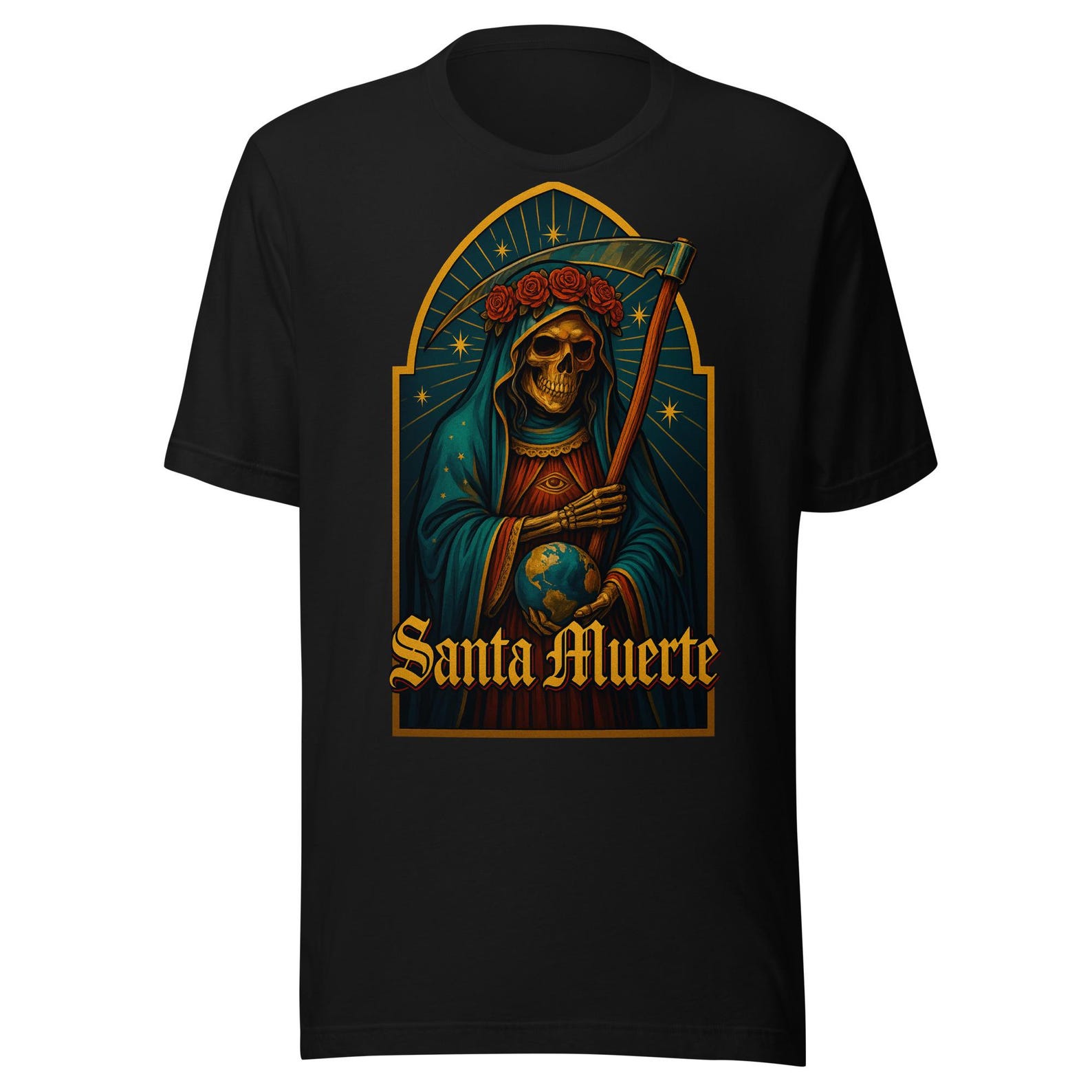 Santa Muerte Sacred Icon Unisex t-shirt S
