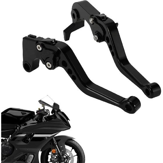 

Motorcycle Brake Clutch Levers for R7,Adjustable 6061 Aluminum CNC Handle Lever for YZF R7 2022-2025-Black чёрный