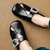 Fashion Round-toed Women's Shoes Baotou Thick Low-heeled Semi-slippers for Outer Wear Summer New Versatile Cool Mops