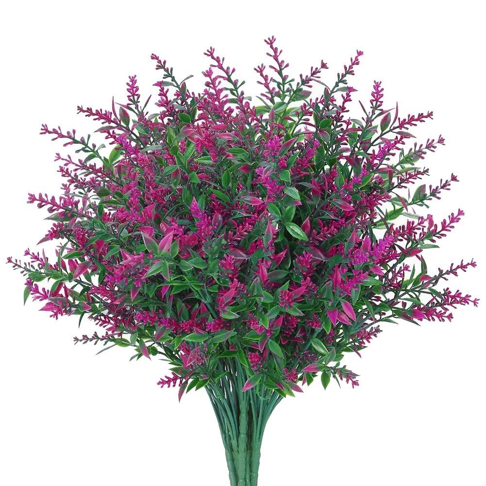 Artificial Flower Plastic Lavender Fake Plant Wedding Home Garden Decoration Bridal Bouquet Table Setting Household Supplies