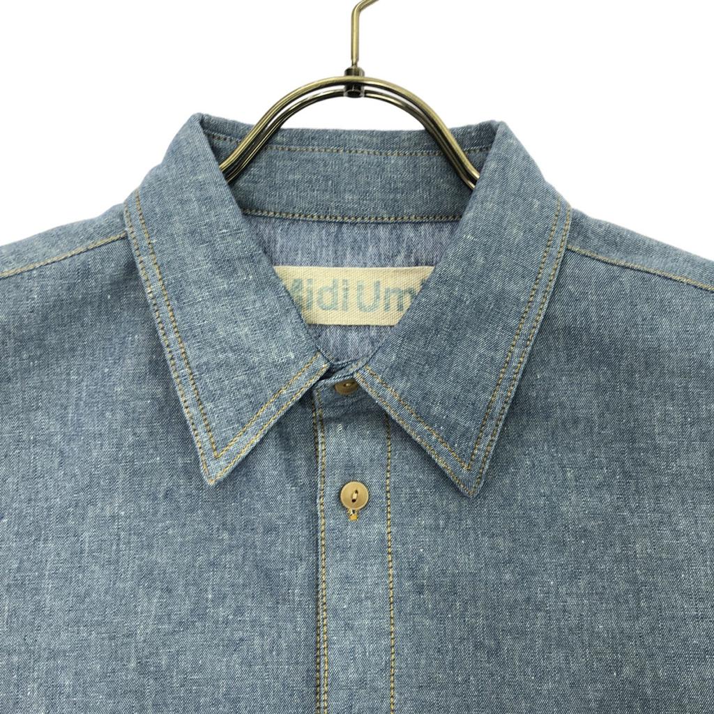 MidiUmi Short sleeve Chambray shirt Blue Men's Used