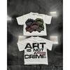 Summer High-stree Harajuku Y2K Retro Fashion Gothic Loose Oversized Short-sleeved Men Women T-shirt Loose Casual Oversized Top Summer New Tee