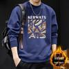 Men's American-Style Round Neck Sweatshirt, Loose Fit, Heavyweight Long Sleeve for Spring and Autumn, Trendy High-Quality Jacket