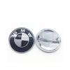 Carbon 1pcs Replacement For Bmw Emblem 82mm For Front Hood Trunk Badge Logo