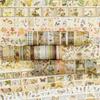 Songdao Retro Art Washi Set Vintage Masking Tape with Classic Art Patterns Perfect for and Gift Wrapping X 2m Each Songs of the Tape, 36-Roll