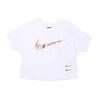 Nike T Shirts Women's Crew Neck Moderate Straight Fit CW4321-100