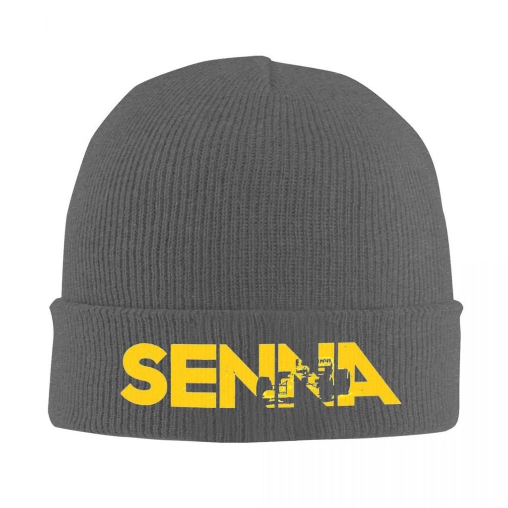 Ayrton Senna Hat Autumn Winter Beanie Fashion Motorsport Cap Men Women Acrylic Bonnet