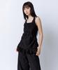 ROUGHNECK Star Pattern Mesh Layered Dress Black