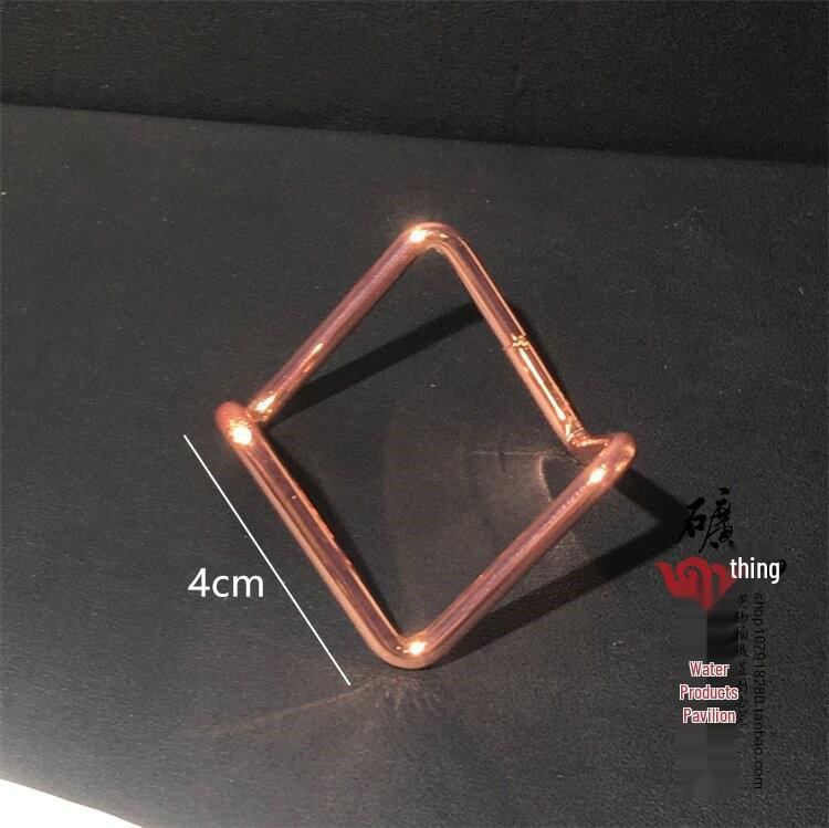 Wooden & Metal Mineral Crystal Ball Display Stand