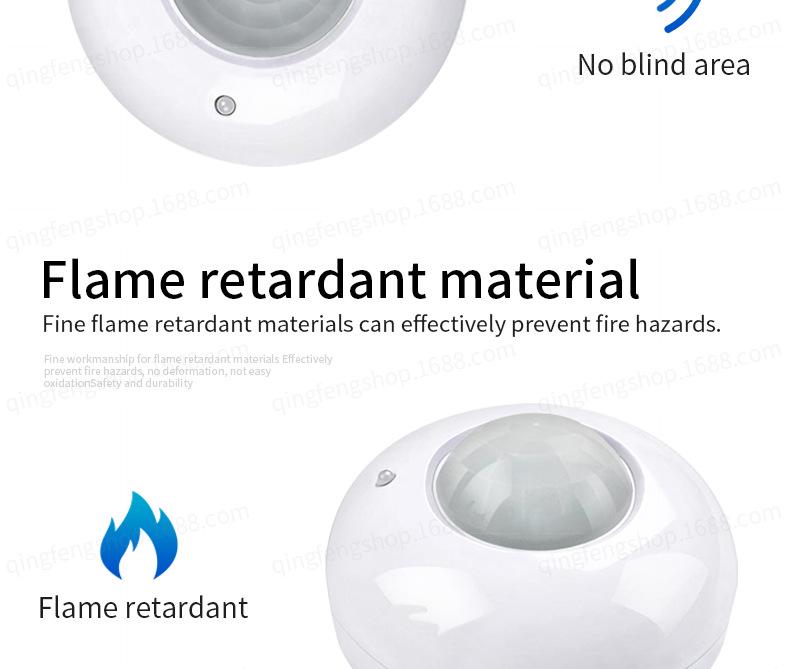 Ceiling-Mounted LED Infrared Body Sensor Switch